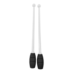 Maça oficial ginástica rítmica adulto 45cm conectável Pista e Campo - Preto e Laranja