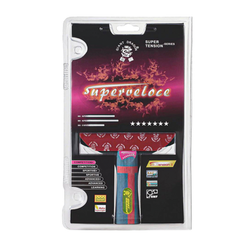 Raquete de tênis de mesa 7 estrelas Superveloce Giant Dragon