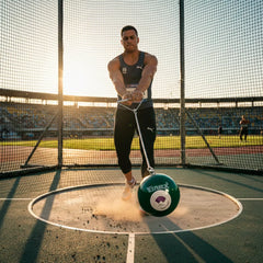 Martelo de atletismo de aço 3,00kg 88mm WA-IAAF Vinex - com cabo e empunhadura