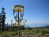 Alvo oficial para disc golf (golfe de disco) Pista e Campo