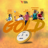 Disco de atletismo de bronze e ABS 1,50kg 87% avançado ATE Gold - Certificado WA-IAAF