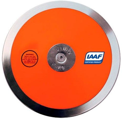 Disco de aço e ABS 2kg Iniciante IAAF Vinex