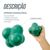 Bola de reação (reaction ball) grande Pista e Campo Cor:Azul