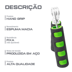 Hand Grip revestido de espuma Envolst - Preto