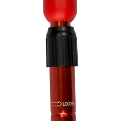 Taco de minigolfe retrátil 50 a 90cm em alumínio Neofun - Vermelho
