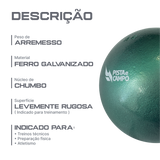 Peso de ferro 3kg Pista e Campo