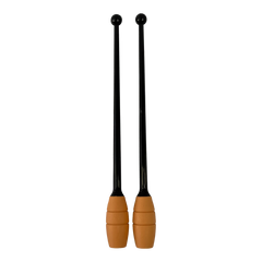 Maça oficial ginástica rítmica adulto 45cm conectável Pista e Campo - Preto e Laranja
