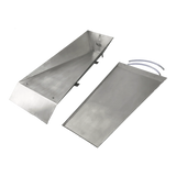 Encaixe de aço inox para salto com vara com tampa WA-IAAF Pista e Campo
