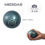 Peso de ferro 2kg Pista e Campo