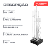 Suporte Expositor de Chão 9 Barras Olímpicas Envolst