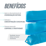 Fita de ginástica rítmica 4m (infantil) 45mm Gracios