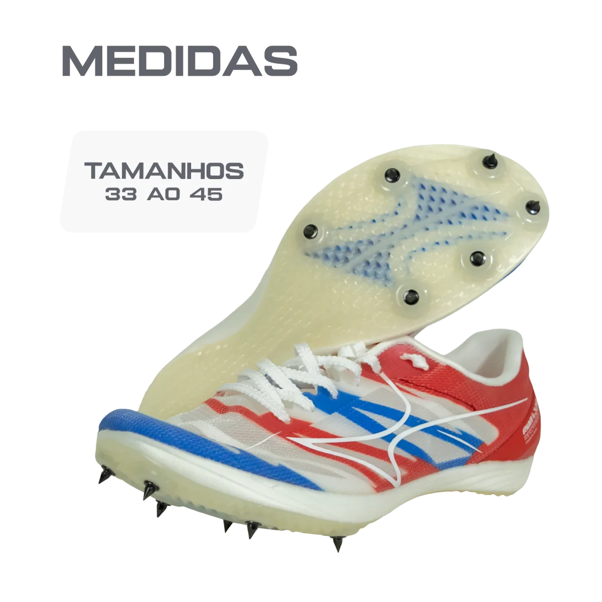 Sapatilha de atletismo multimodalidade premium Health