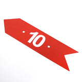 Flechas numeradas de orientação para minigolfe Pista e Campo - cnj com 9 und (10-18)