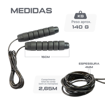 Corda de pular com rolamento Envolst