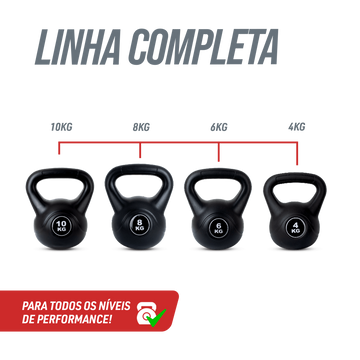 Kettlebell Cement Treino Funcional e Musculação Envolst