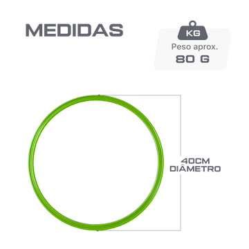 Arcos planos de agilidade 40cm Velden - cnj com 12 und