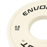 Anilha Olímpica Fracionada Emborrachada 0,5Kg Envolst