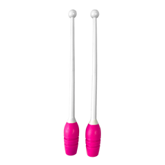 Maça oficial ginástica rítmica juvenil 40cm conectável Pista e Campo - Preto e Rosa