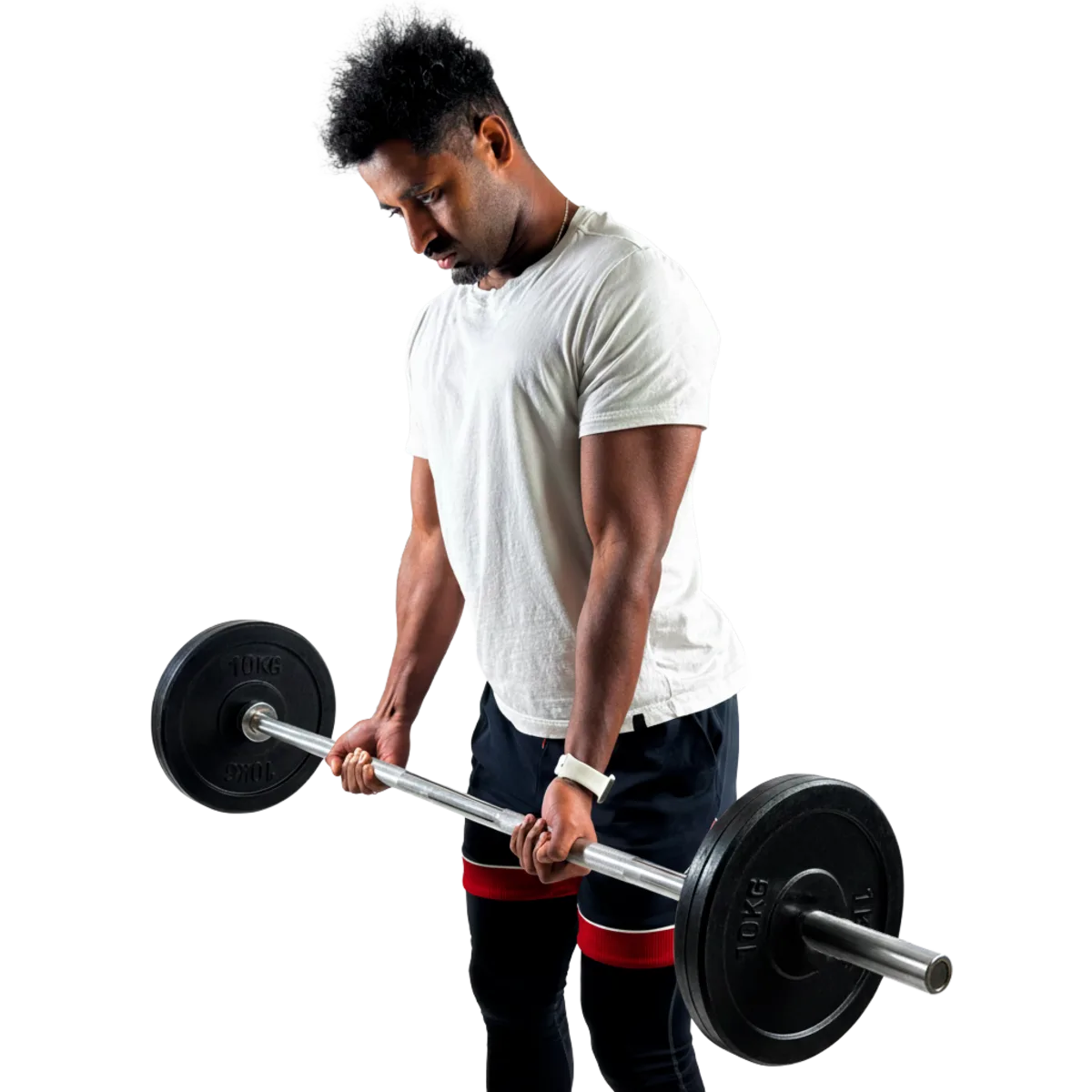 Barra de Musculação Reta 1,20m Maciça 28mm e Presilhas Envolst