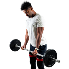 Barra de Musculação Reta 1,20m Maciça 28mm e Presilhas Envolst