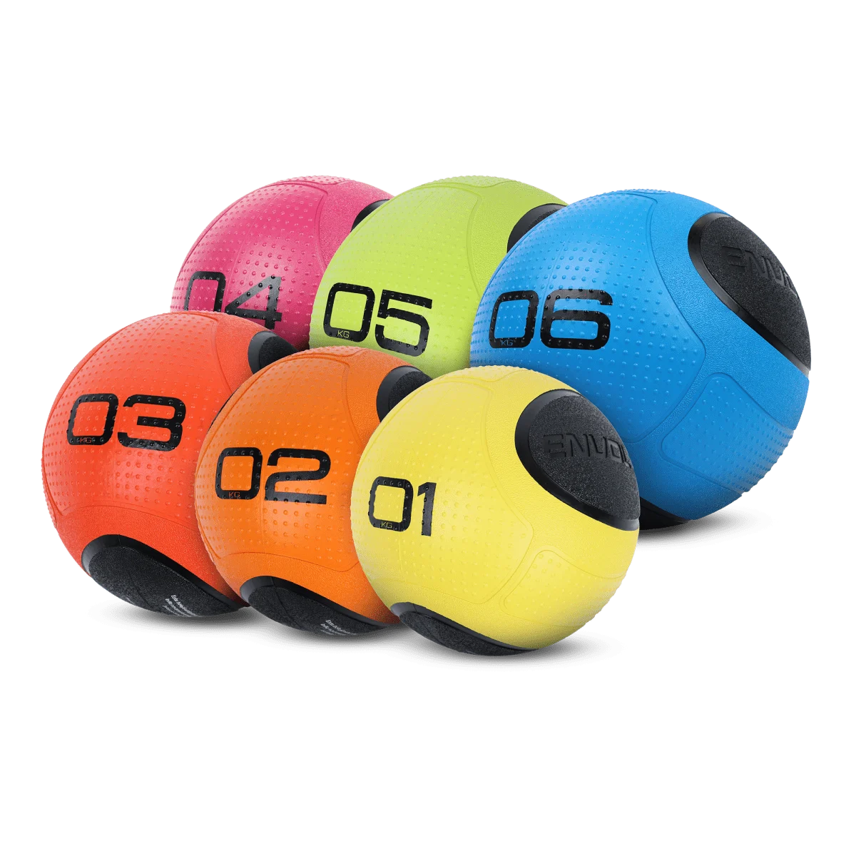 Medicine Ball 3Kg em Borracha com Quique Envolst