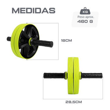 Roda Dupla Abdominal Profissional Envolst