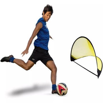 Mini-trave de futebol pop-up de fibra de vidro e rede de nylon Pista e Campo - PREÇO UNITÁRIO