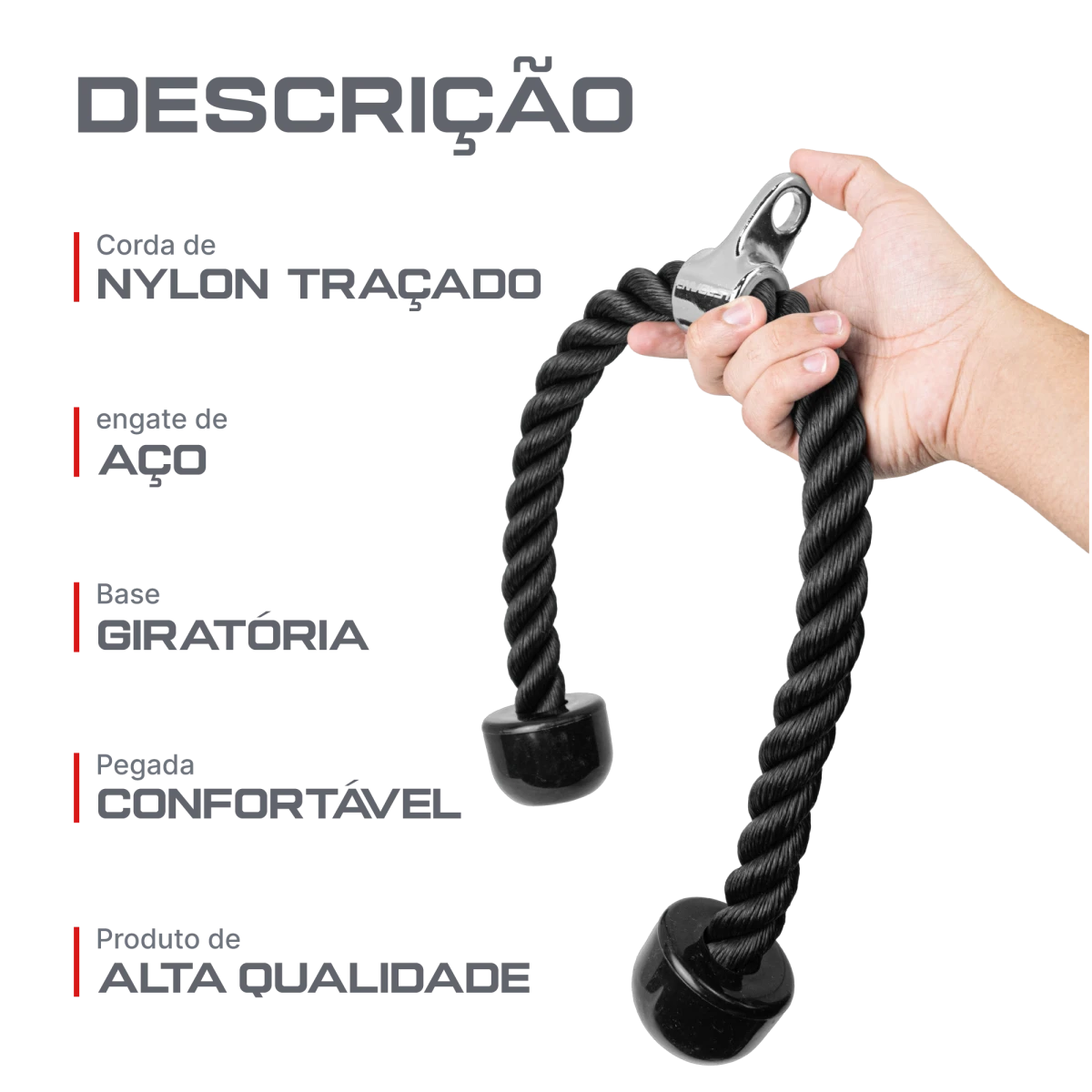Puxador Corda Crossover Profissional Envolst