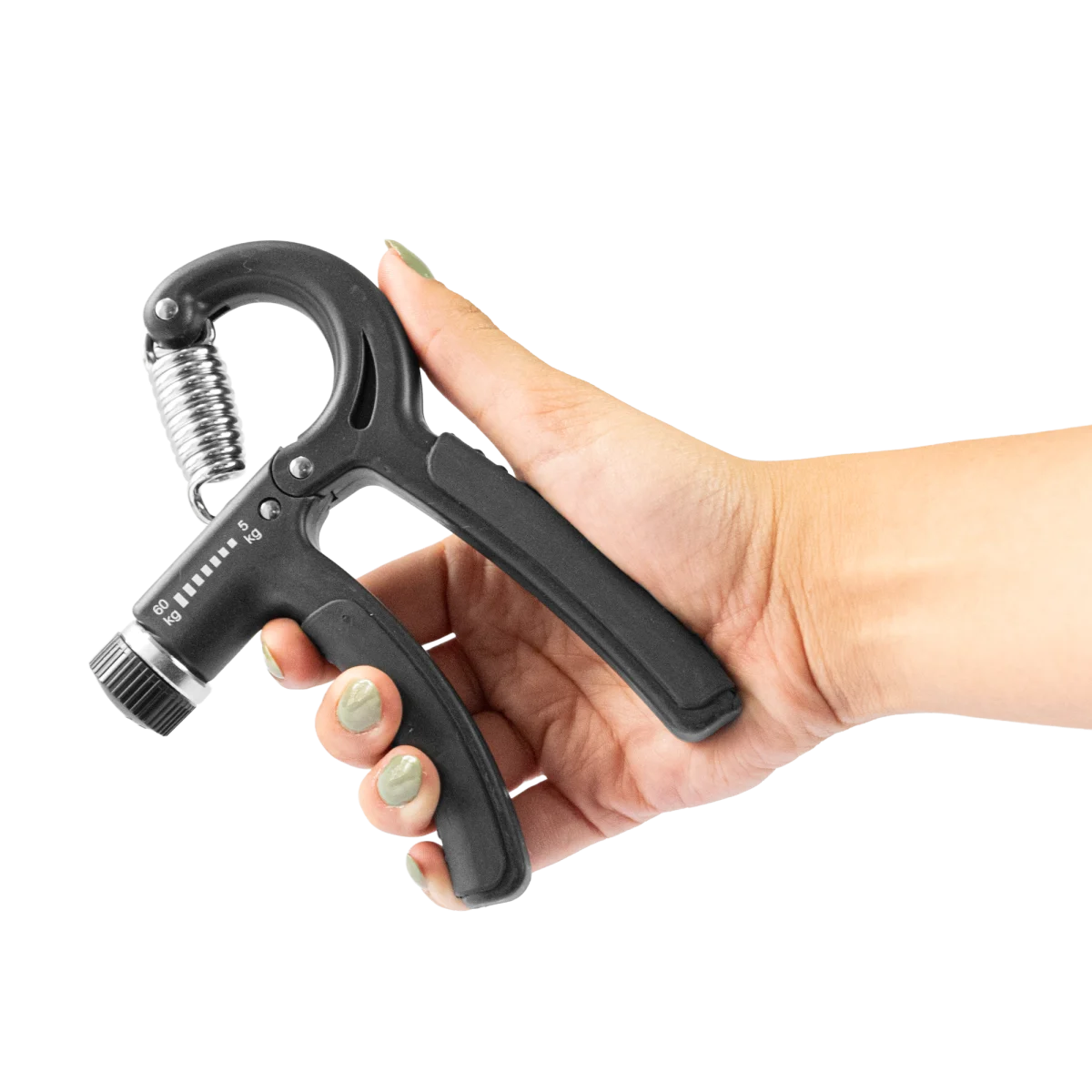 Hand Grip Ajustável 5Kg a 60Kg Envolst - Preto