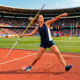 Dardo de atletismo de alumínio e aço 500g iniciante Pista e Campo - Powered by CBAt (JAL-C500)