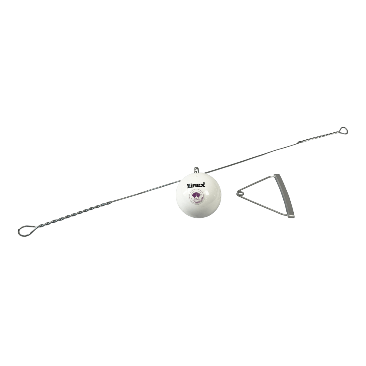 Martelo de aço 4kg 102mm IAAF Vinex - com cabo e empunhadura