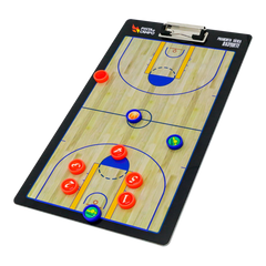 Prancheta tática magnética com caneta para treinamento de basquete Pista e Campo