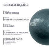 Peso de ferro 2kg Pista e Campo