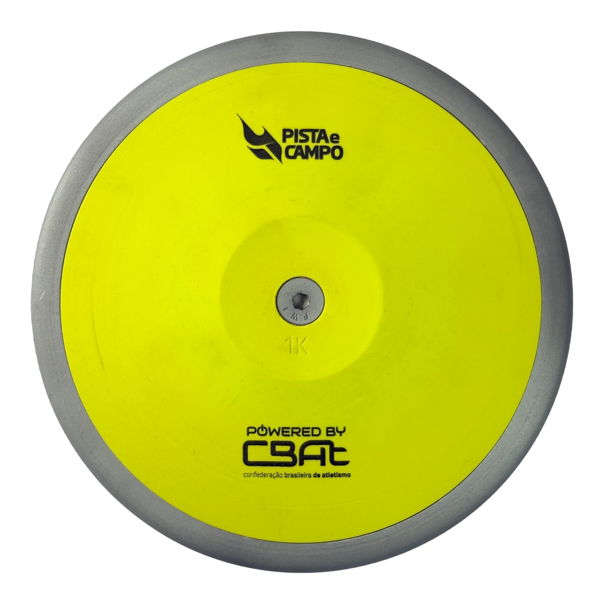 Disco de atletismo de aço e ABS 1Kg Powered by CBAt