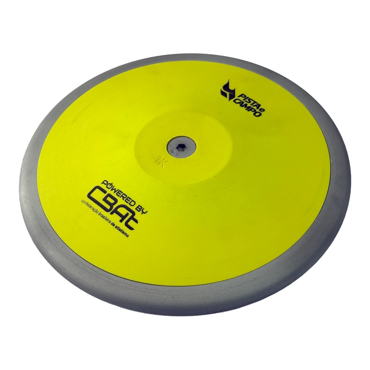 Disco de atletismo de aço e ABS 1Kg Powered by CBAt