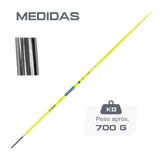 Dardo de atletismo de duralumínio e aço 700g WA-IAAF Vinex (JAL-CH700)