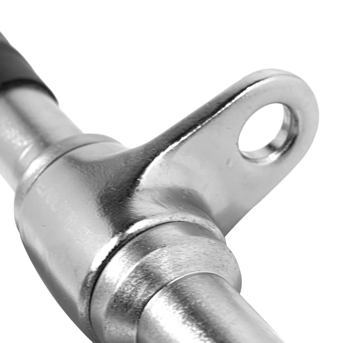 Puxador Barra Romana 96cm Pulley Cromado Maciço com Giro Envolst