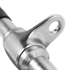 Puxador Barra Romana 96cm Pulley Cromado Maciço com Giro Envolst