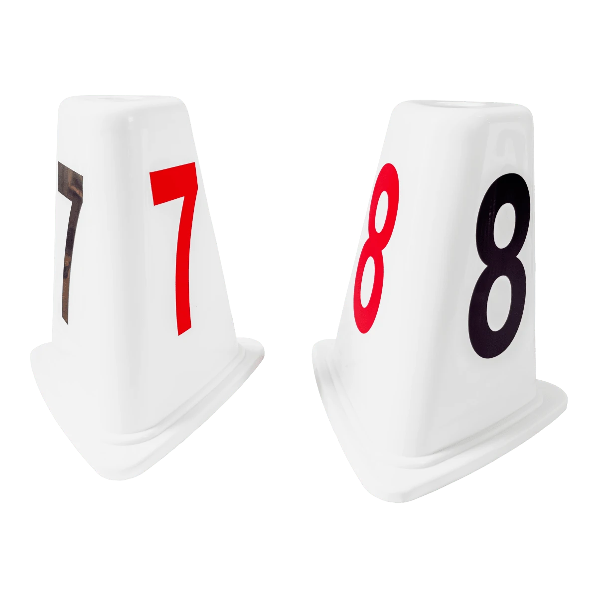 Indicador de raias de plástico ABS com 50cm Pista e Campo - cnj com 8 und (1-8)