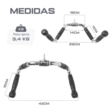 Puxador Triângulo Aberto Cromado Maciço com Giro Envolst