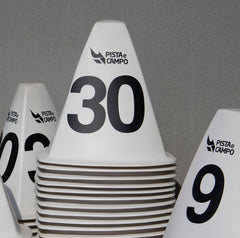 Prisma indicador/marcador de fibra de vidro 45cm Pista e Campo (avulso)
