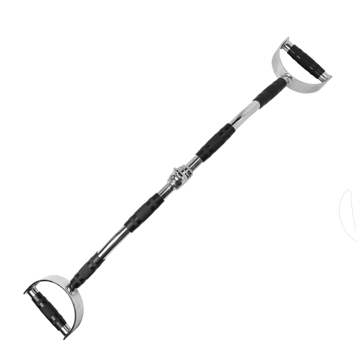 Puxador Barra Romana 96cm Pulley Cromado Maciço com Giro Envolst