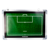 Quadro tático magnético de alumínio com acessórios 45x30 Pista e Campo - Futebol Society