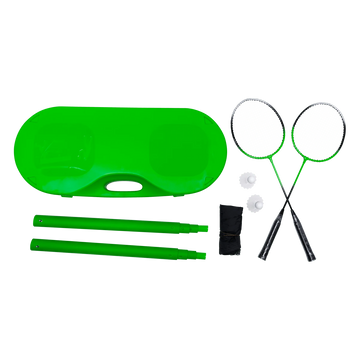 Kit Portátil de Badminton com Rede, Raquetes e Maleta Loire