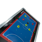 Quadro tático magnético de alumínio com acessórios 45x30 Pista e Campo - Futsal