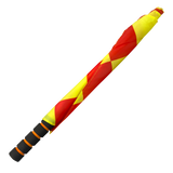 Bandeira xadrez de árbitro auxiliar de futebol com cabo metálico Velden - Par