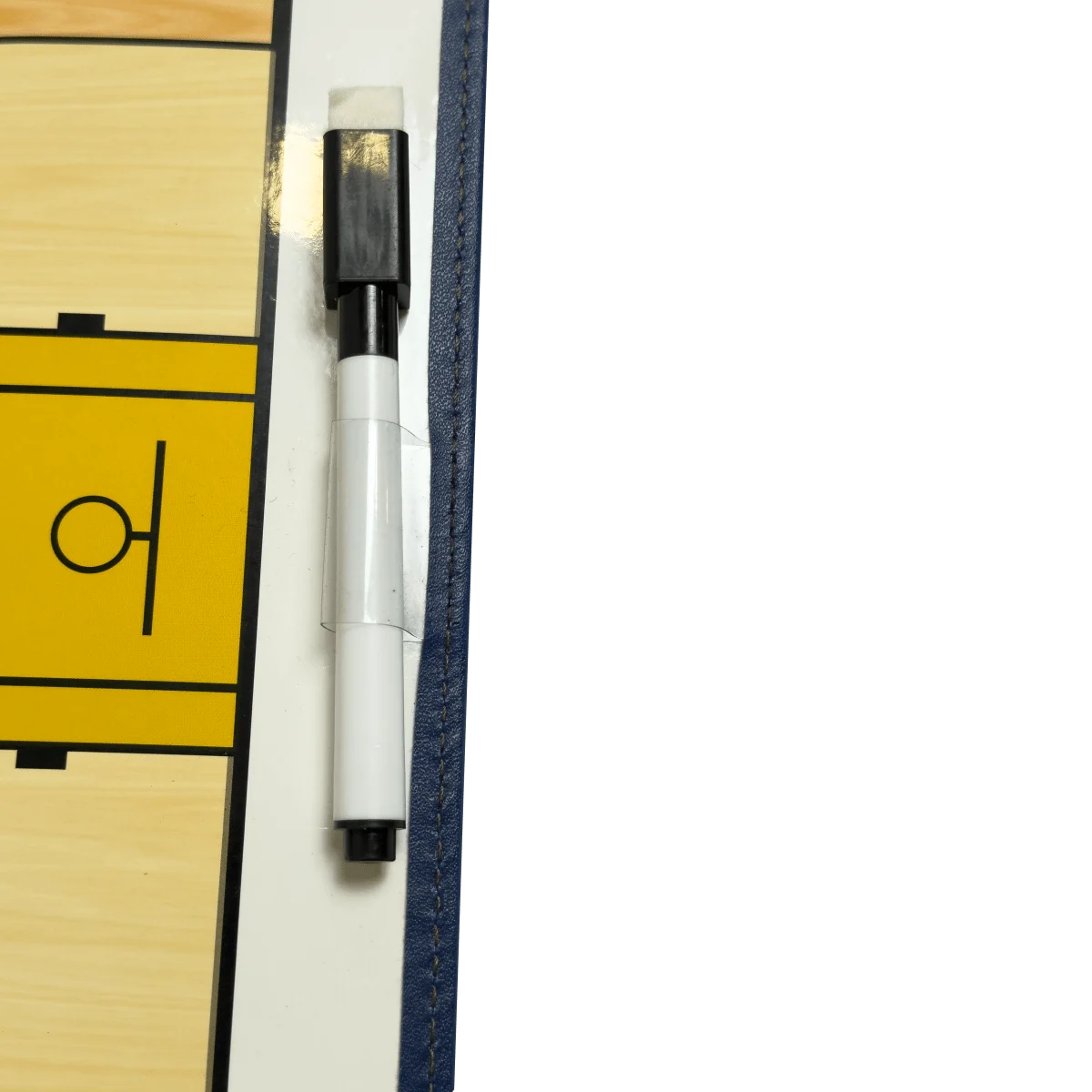 Prancheta tática magnética com caneta para treinamento de basquete Pista e Campo - Modelo pasta azul