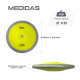 Disco de atletismo de aço e ABS 2Kg Powered by CBAt
