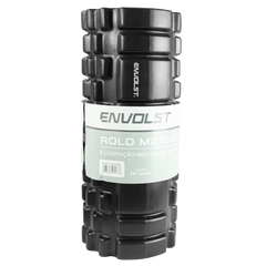 Rolo de Massagem e Liberação Miofascial Foam Roller Envolst - Preto
