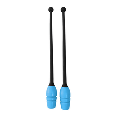 Maça oficial ginástica rítmica juvenil 40cm conectável Pista e Campo - Preto e Rosa